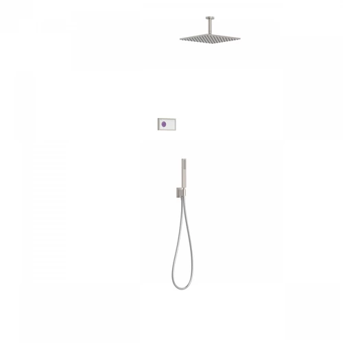 Tres Shower Technology falba építhető elektronikus termosztátos zuhanyrendszer acél 09286564AC