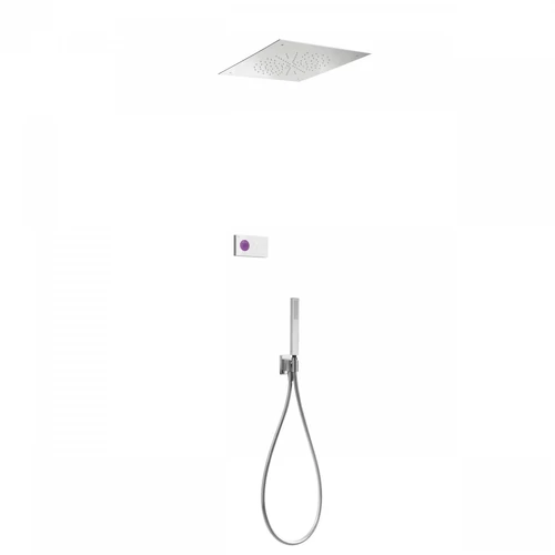 Tres Shower Technology falba építhető elektronikus termosztátos zuhanyrendszer 09286584
