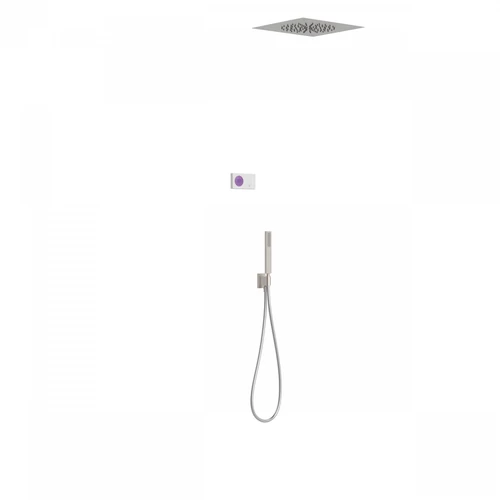 Tres Shower Technology falba építhető elektronikus termosztátos zuhanyrendszer acél 09286584AC