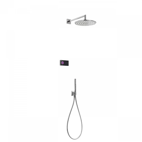 Tres Shower Technology falba építhető elektronikus termosztátos zuhanyrendszer 09288558