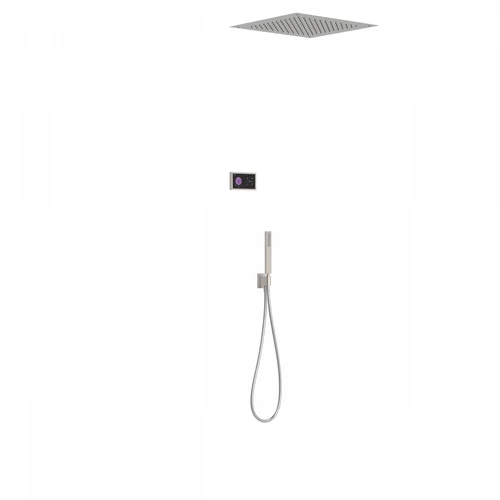 Tres Shower Technology falba építhető elektronikus termosztátos zuhanyrendszer acél 09288561AC