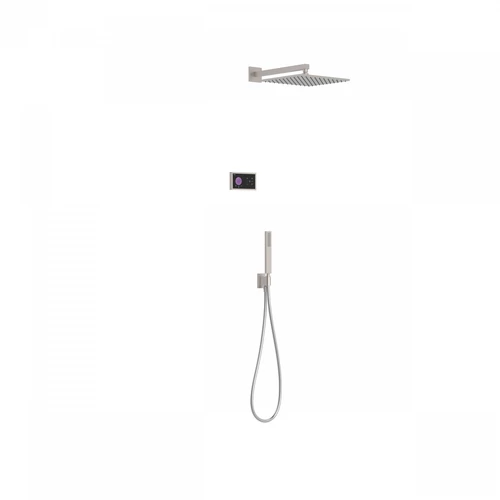 Tres Shower Technology falba építhető elektronikus termosztátos zuhanyrendszer acél 09288563AC