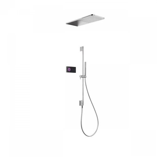 Tres Shower Technology falba építhető elektronikus termosztátos zuhanyrendszer 09288582