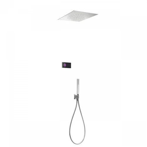 Tres Shower Technology falba építhető elektronikus termosztátos zuhanyrendszer 09288584