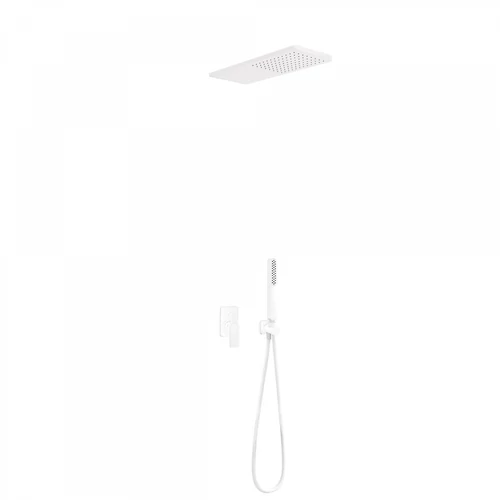 Tres Loft Colors egykaros falba építhető zuhanyrendszer matt fehér 20018005BM
