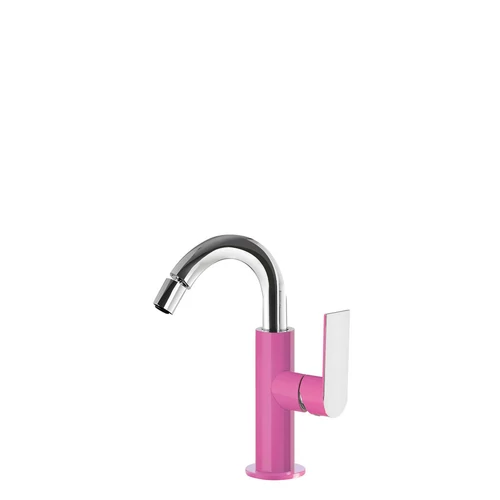 Tres Loft Colors egykaros íves bidécsaptelep fukszia-króm 20022401FU