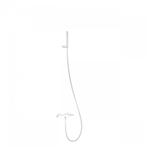 Tres Slim Exclusive fali kádcsaptelep zuhanyszettel matt fehér 20217001BM