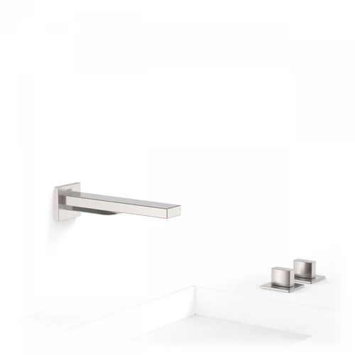 Tres Slim Exclusive 3 lyukas mosdócsaptelep fali kifolyóval rozsdamentes acél 20223801AC