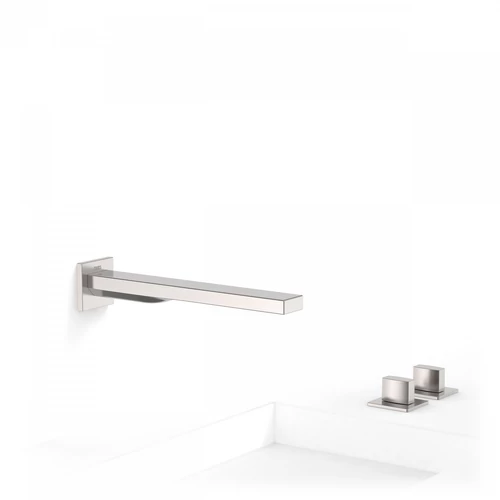 Tres Slim Exclusive 3 lyukas mosdócsaptelep fali 264 mm-es kifolyóval rozsdamentes acél 20223901AC