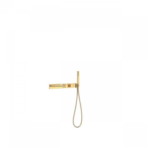 Tres Block-System beépíthető termosztátos kád szett matt arany 20719201OM