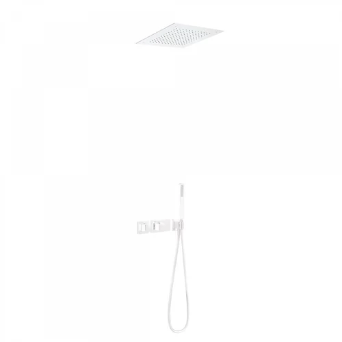 Tres Block-System beépíthető termosztátos zuhanyrendszer matt fehér 20725204BM