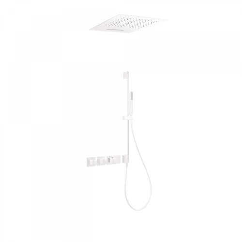 Tres Block-System beépíthető 3 utas termosztátos zuhanyrendszer matt fehér 20725311BM