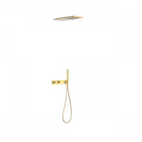 Tres Loft Colors termosztátos falba építhető zuhanyrendszer arany 20735202OR
