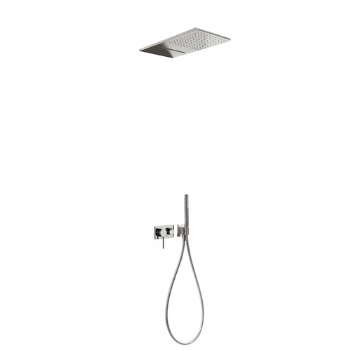 Tres 3V falba építhető egykaros 3 utas zuhanyrendszer acél 21027301AC