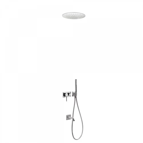 Tres 3V falba építhető egykaros 3 utas zuhanyrendszer kádkifolyóval 21027311