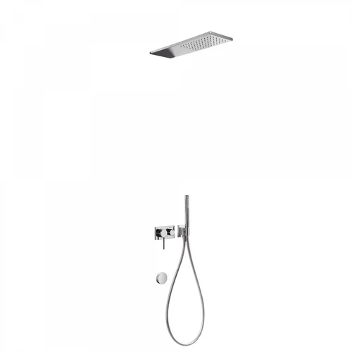 Tres 3V falba építhető egykaros 3 utas zuhanyrendszer cascade kádbeömlővel 21027312