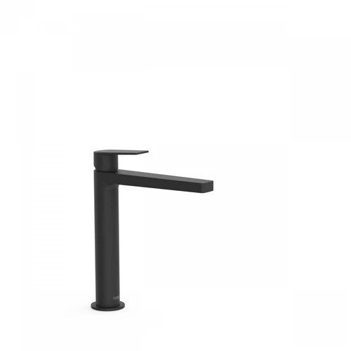 Tres Projekt-Tres egykaros mosdócsaptelep M méret leeresztő nélkül matt fekete 21120301NM