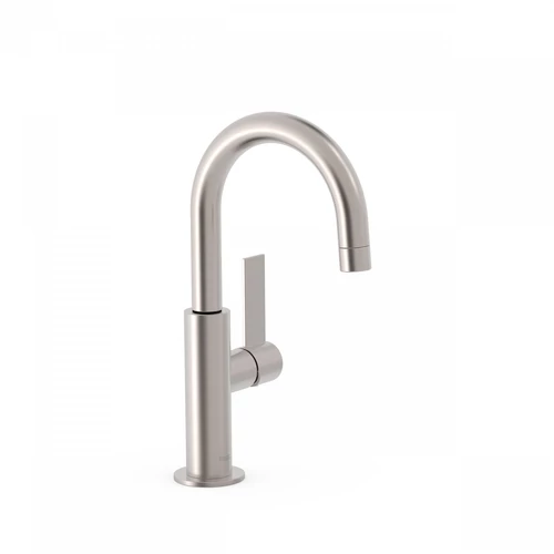 Tres Projekt-Tres egykaros íves mosdócsaptelep S méret leeresztő nélkül acél 21190401AC