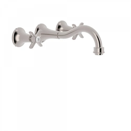 Tres-Clasic két fogantyús fali mosdócsaptelep acél 24215101AC