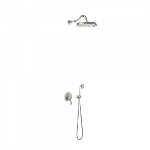 Tres-Clasic egykaros falba építhető zuhanyrendszer acél 24218003AC