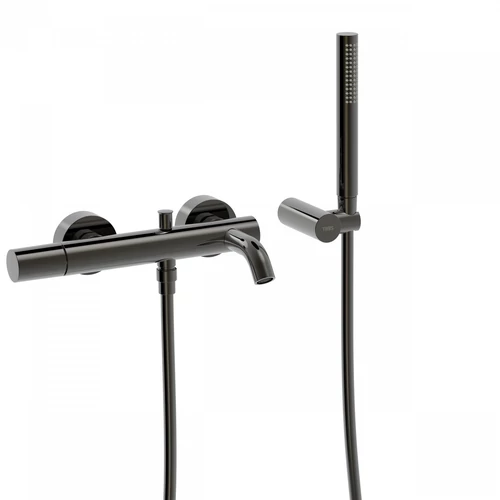 Tres Study Exclusive egykaros falon kívüli kádcsaptelep metál fekete 26117001KM