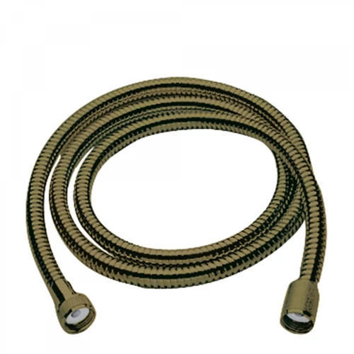 Tres 1700 mm-es duplán reteszelt zuhanytömlő kopott réz 9134830051