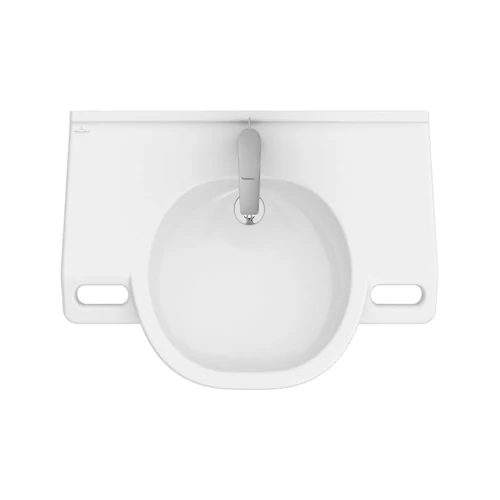 Villeroy & Boch O.novo Vital 80x55 cm mosdó csaplyukkal, túlfolyó nélkül 4120 81 01 (41208101)