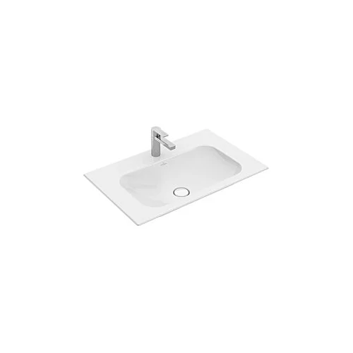 Villeroy & Boch Finion 80 x 50 cm-es beépíthető mosdó 1 csaplyukkal CeramicPlus felülettel túlfolyó nélkül - 416481R1