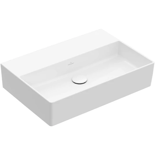 Villeroy & Boch Memento 2.0 50 x 42 cm-es mosdó csaplyuk és túlfolyó nélkül Stone White CeramicPlus felülettel - 4A225FRW