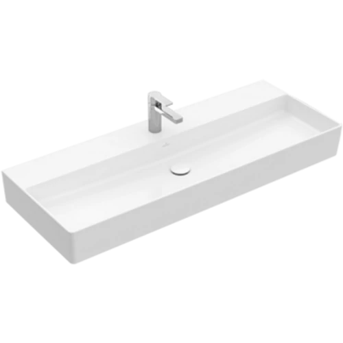 Villeroy & Boch Memento 2.0 120 x 47 cm-es mosdó 1 csaplyukkal CeramicPlus felülettel - 4A22CLR1