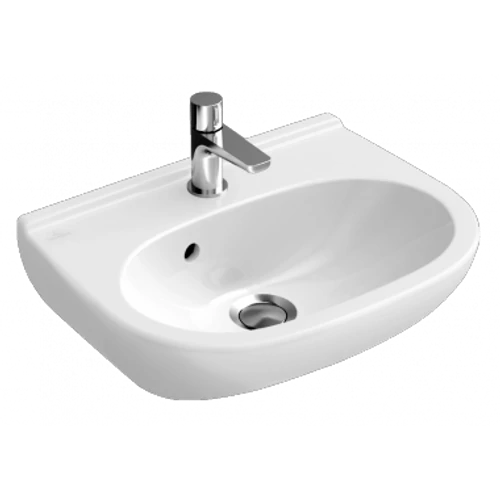 Villeroy & Boch O.Novo 45 x 35 cm-es kompakt kézmosó 1 csaplyukkal CeramicPlus felülettel - 536045R1
