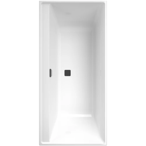 Villeroy & Boch Collaro 1600 x 700 mm-es beépíthető egyenes kád Matt Black Stone White - UBA160COR2NV-RW