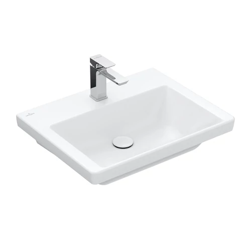 Villeroy & Boch Subway 3.0 Beépíthető mosdó Stone White CeramicPlus felülettel 4A7061RW
