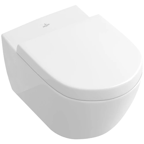Villeroy & Boch Subway 2.0 Gyűrű nélküli mélyöblítésű WC Ebony CeramicPlus felülettel 5614R0S5