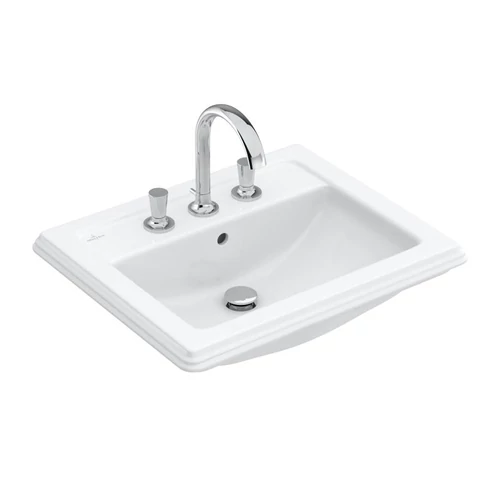 Villeroy & Boch Hommage beépíthető mosdó Fehér Alpin CeramicPlus felülettel 7102A1R1