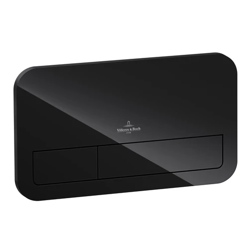 Villeroy &amp; Boch ViConnect telepítő rendszerek Nyomólap Glass Glossy Black felülettel 921843RB