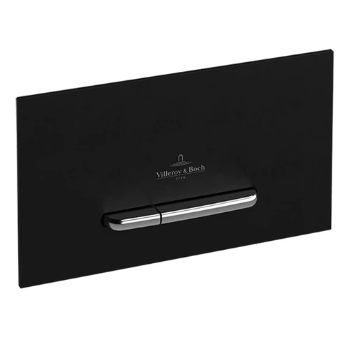 Villeroy &amp; Boch ViConnect telepítő rendszerek Nyomólap Glass Glossy Black felülettel 922160RB