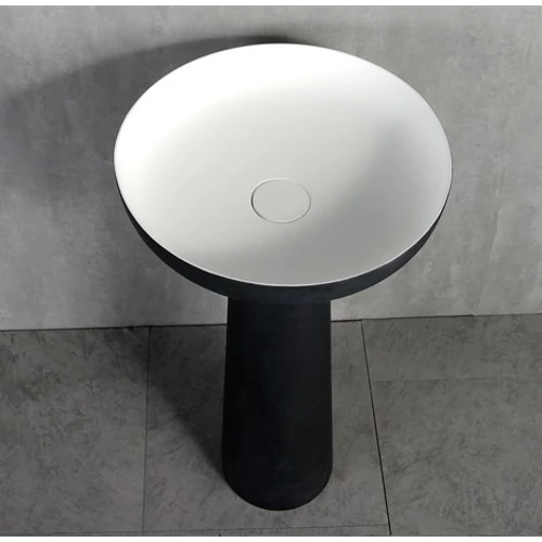 Wellis Pillar Black szabadon álló mosdó WB00444