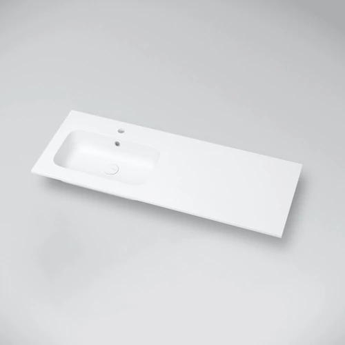 Marmy CALVIN 120x46 öntött márvány mosdó, balos 80 7285 12 31 10