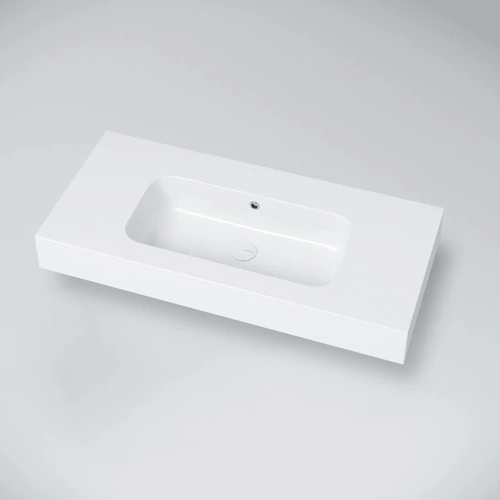 Marmy BOTTEGA 100x46 cm ráültethető öntött márvány mosdó 80 7677 10 11 10