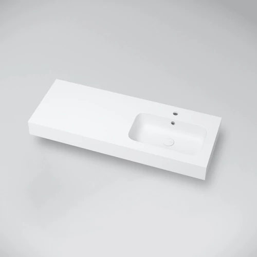 Marmy Bottega 120x46 cm öntött márvány mosdó, jobbos 80 7679 12 21 10