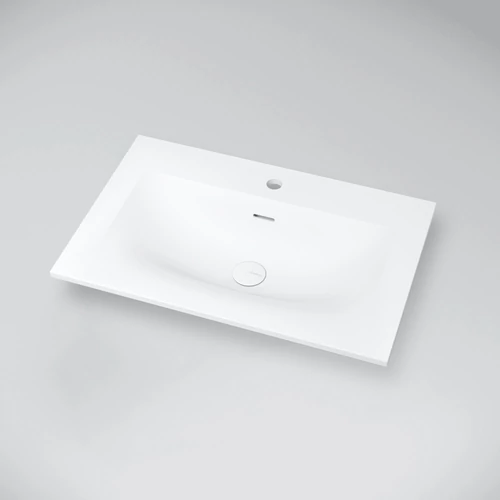 Marmy CRYSTAL 70x46 cm beépíthető öntött márvány mosdó 80 7718 07 11 10