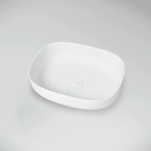 Marmy CANDY "M" 48x38 cm öntött márvány mosdó (MATT fehér) 80 8010 05 10 11