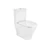 Roca The Gap monoblokkos hátfalhoz illeszkedő Comfort/magasított WC-csésze, mélyöblítésű, Vario lefolyós, szerelőkészlettel A34247C00U