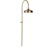 Sapho ANTEA zuhanyoszlop csaptelep nélkül, fejzuhannyal, bronz (SET016)
