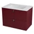SAPHO MITRA mosdótartó szekrény, 2 fiókkal, 75,5x55x46cm, bordó (MT073)