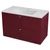 SAPHO MITRA mosdótartó szekrény, 2 fiókkal, 89,5x55x46cm, bordó (MT093)