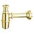 SAPHO REITANO ANTEA Mosdó szifon, retro, arany (9595)