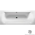 Riho Linares 160x70 egyenes fürdőkád jobbos BT42
