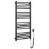SAPHO METRO-E elektromos radiátor, 500x1060mm, 400 W, matt fekete (ME410B)